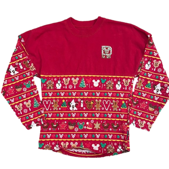 Disney Other - Walt Disney World Disney Parks Christmas Spirit Jersey - Youth Small